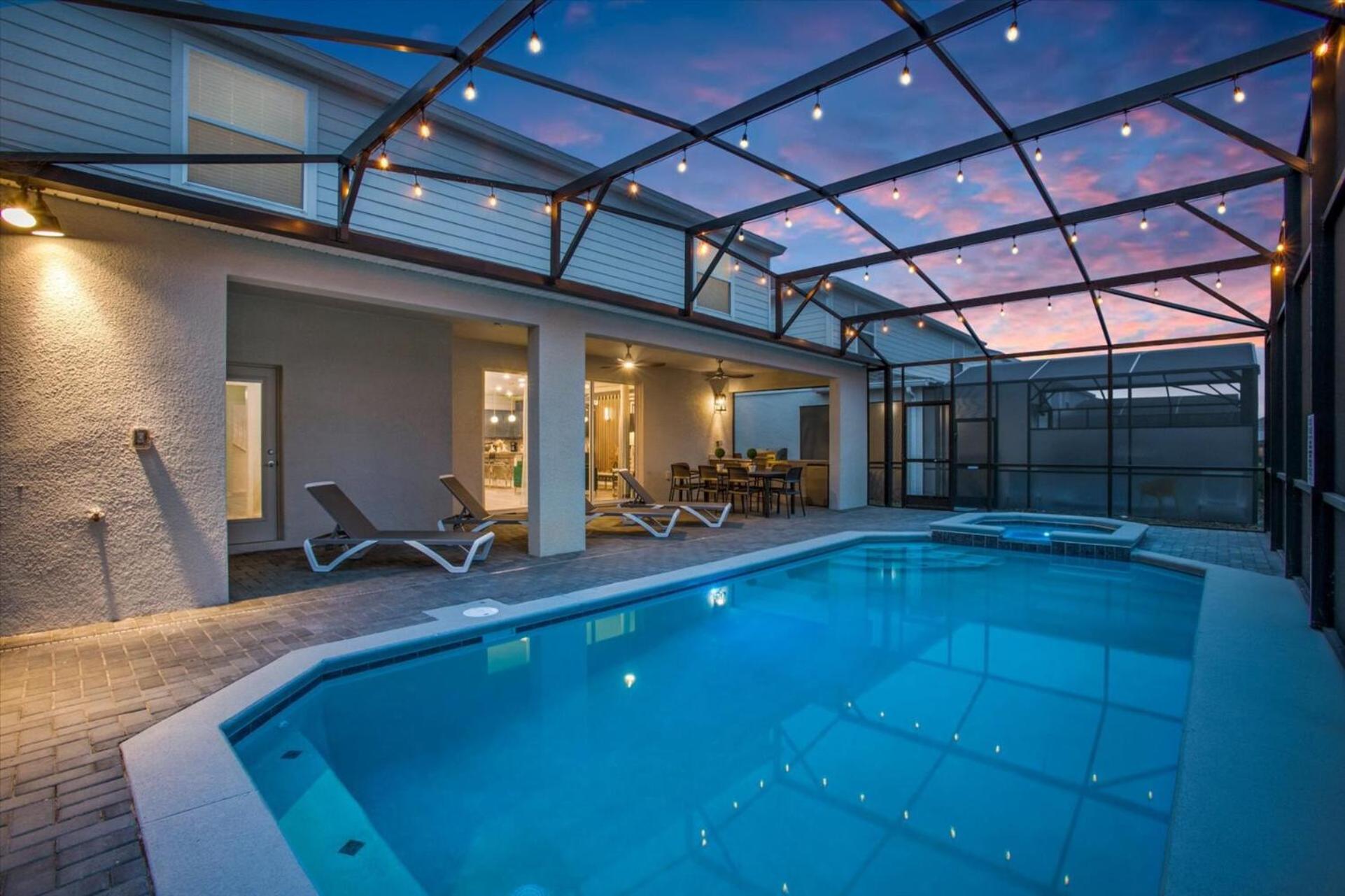 Orlando Villa 6463: Luxurious 10-Bedroom Retreat Davenport Exteriör bild