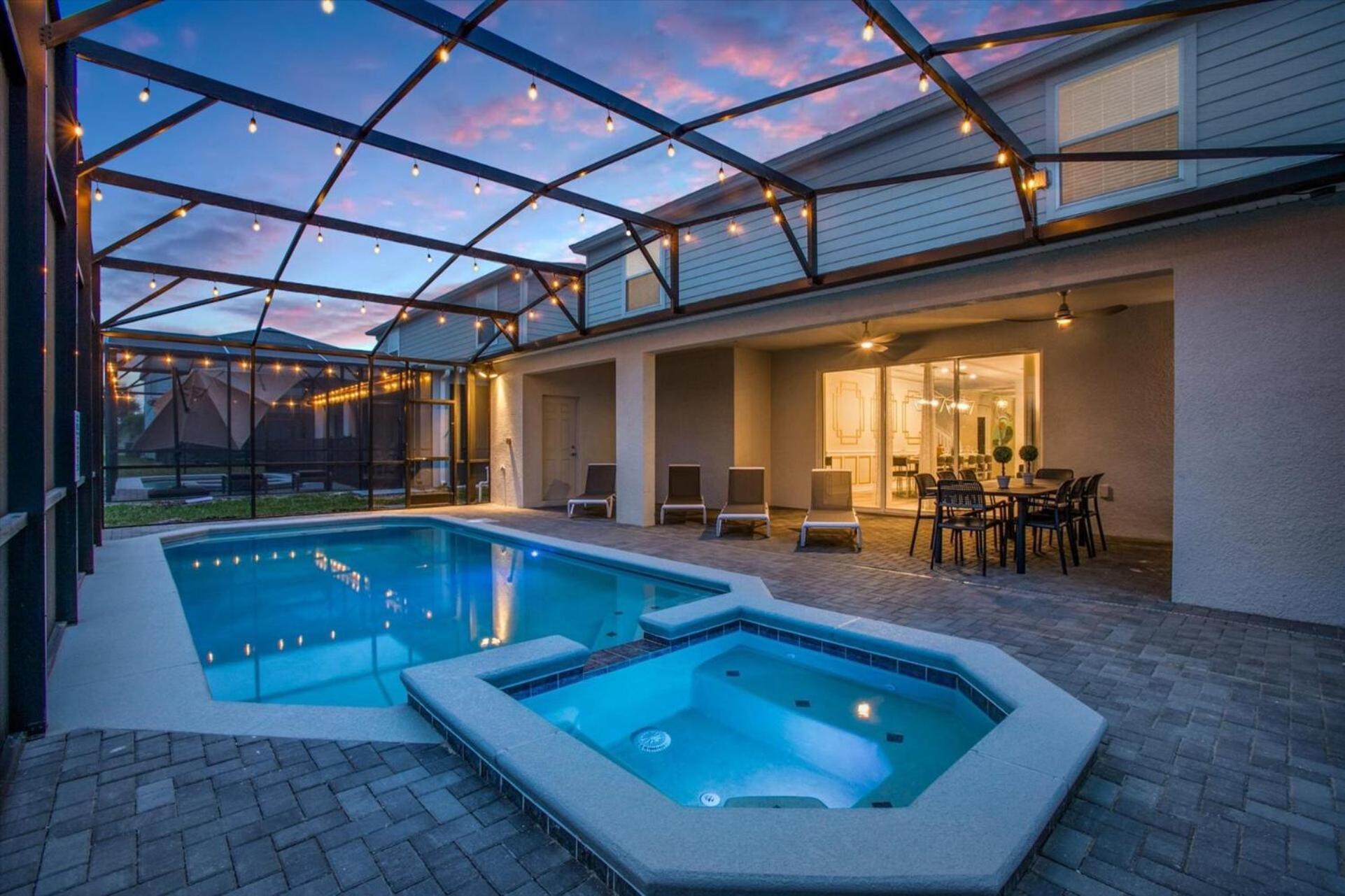 Orlando Villa 6463: Luxurious 10-Bedroom Retreat Davenport Exteriör bild